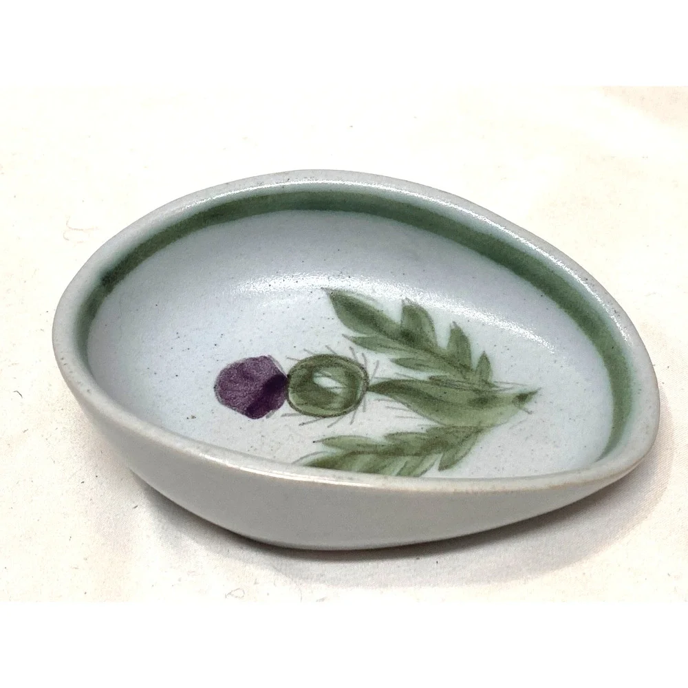 Buchan Thistle Stoneware Spoon Rest Scotland